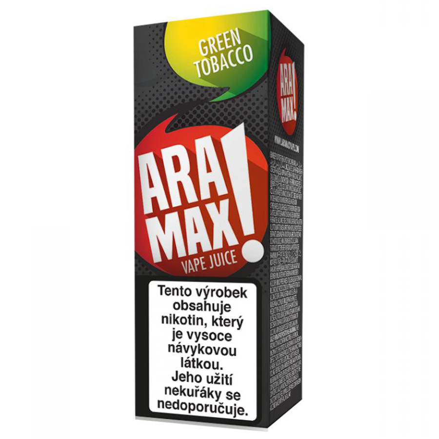 Fotografie Green Tobacco - Aramax liquid - 10ml Obsah nikotinu: 6mg