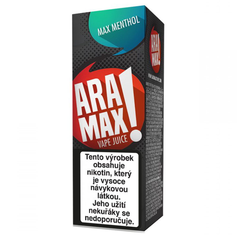 Mentol / Menthol - Aramax liquid - 10ml Obsah nikotinu: 6mg