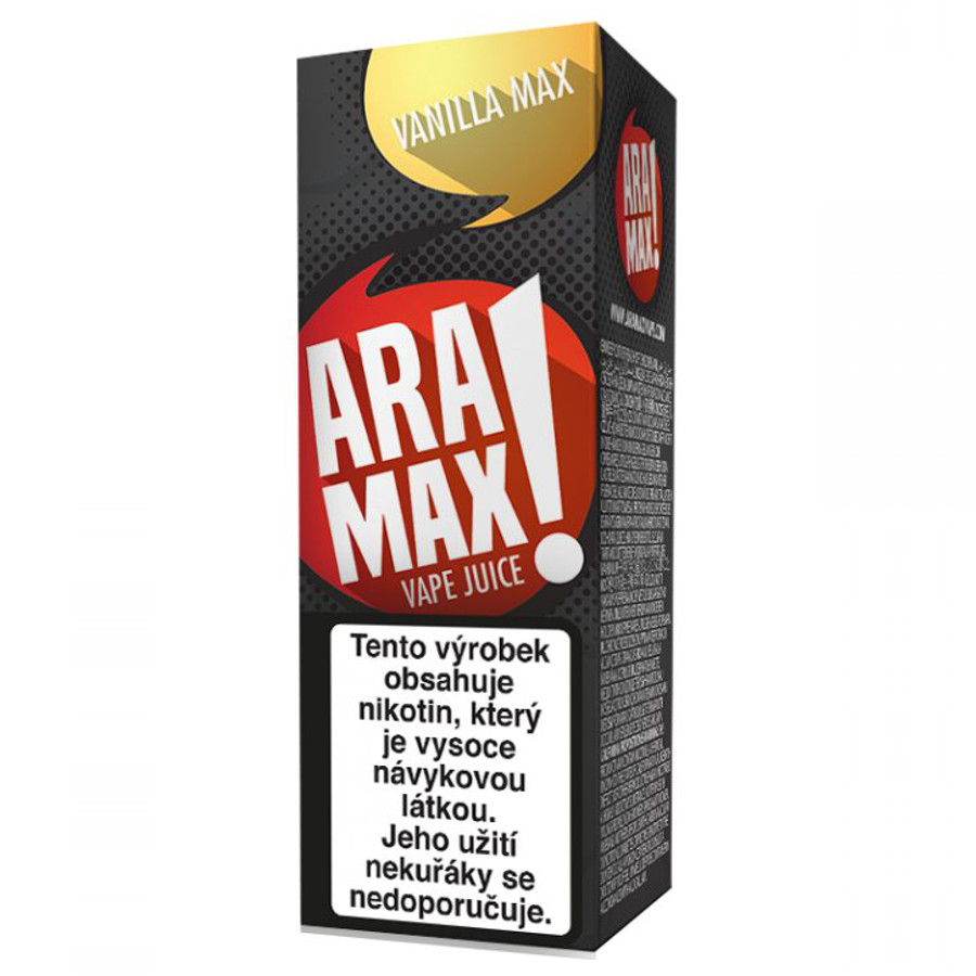 Fotografie Vanilka / Vanilla - Aramax liquid - 10ml Obsah nikotinu: 6mg