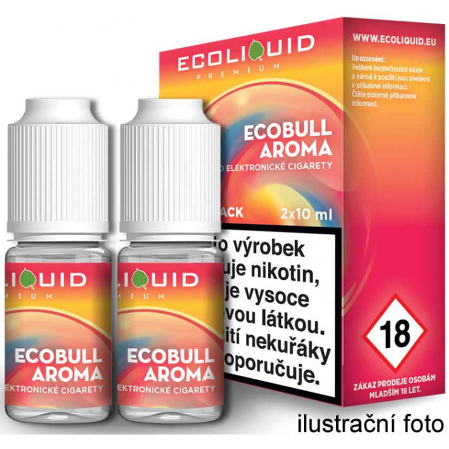 Ecoliquid (CZ) ECO BULL - český ECOLIQUID - 2x10ml Obsah nikotinu: 3mg
