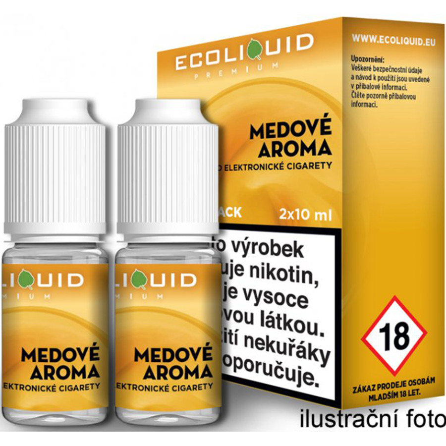 Ecoliquid (CZ) MED - český ECOLIQUID - 2x10ml Obsah nikotinu: 0mg