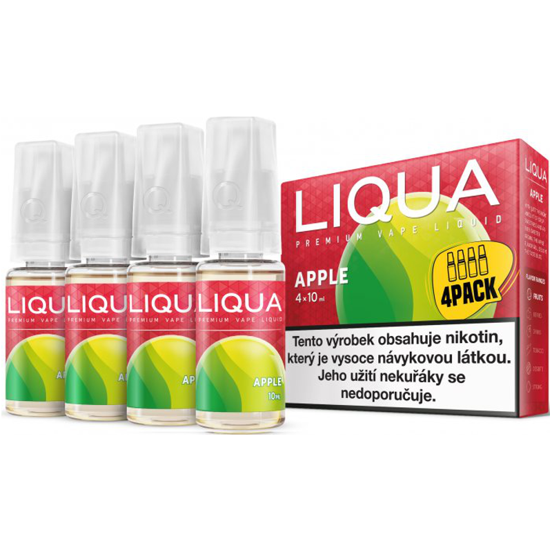 Fotografie Jablko - Apple - LIQUA Elements 4x10ml Obsah nikotinu: 3mg