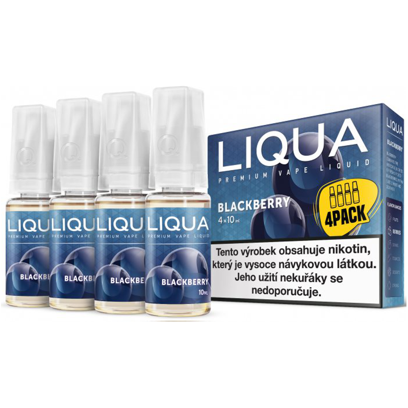 Fotografie Ostružina - Blackberry - LIQUA Elements 4x10ml Obsah nikotinu: 3mg