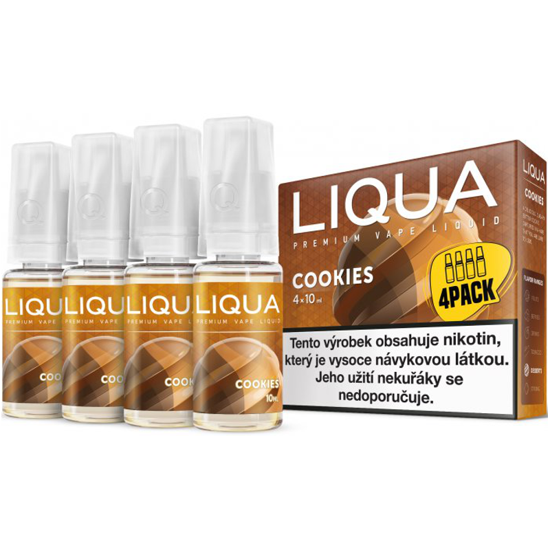 Fotografie Sušenka - Cookies - LIQUA Elements 4x10ml Obsah nikotinu: 3mg