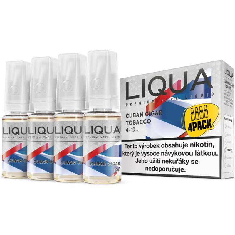 Kubánský doutník - Cuban Cigar - LIQUA Elements 4x10ml Obsah nikotinu: 6mg