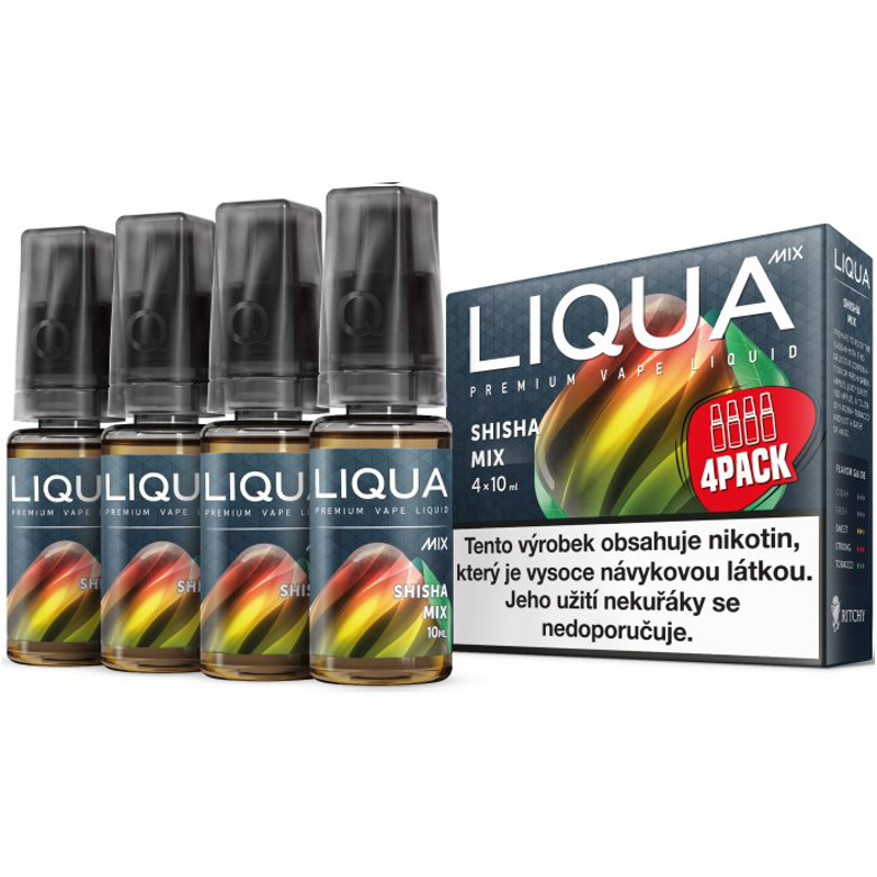 Fotografie Vodní dýmka / Shisha Mix - LIQUA Mixes 4x10ml Obsah nikotinu: 12mg