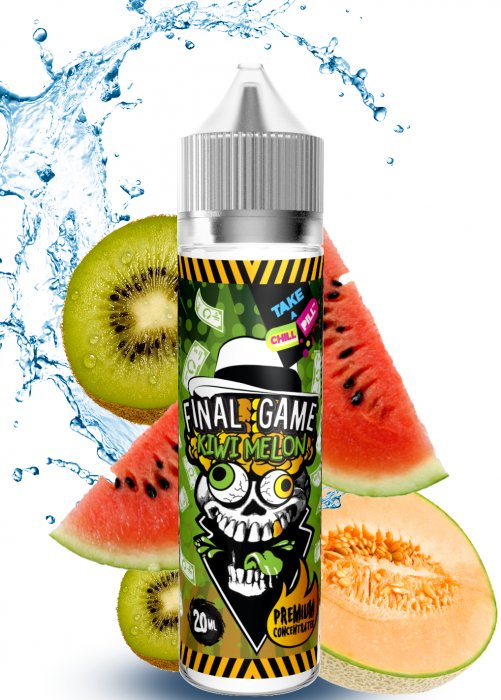 PŘÍCHUŤ CHILL PILL SHAKE & VAPE: FINAL GAME (CUKROVÝ MELOUN A KIWI) 20ML