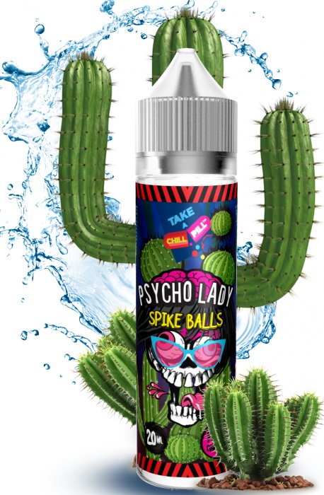 Chill Pill (Malajsie) Příchuť Chill Pill Shake & Vape: Psycho Lady (Osvěžující kaktus) 12ml