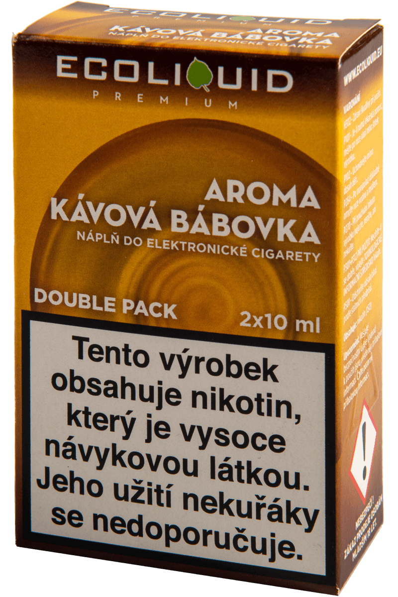 Ecoliquid (CZ) COFFEE CAKE ČESKÝ - ECOLIQUID - 2x10ml Obsah nikotinu: 12mg