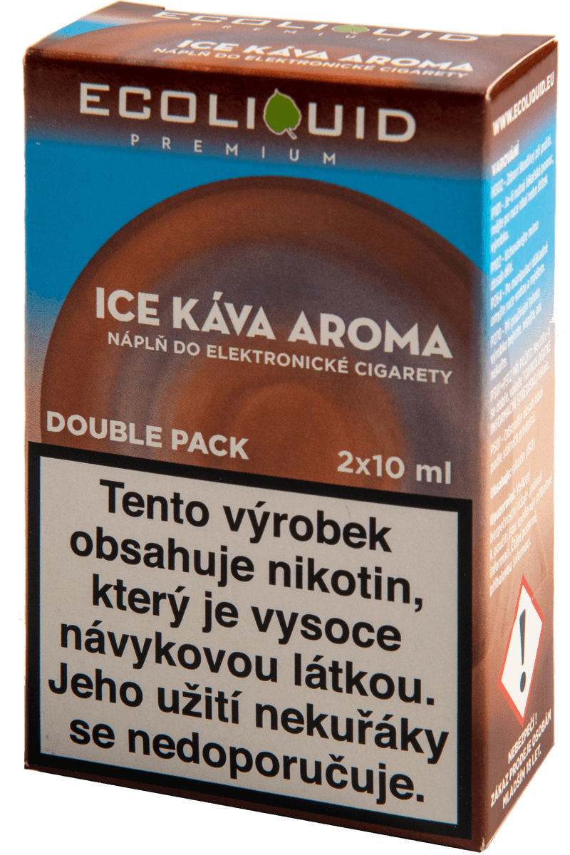 Ecoliquid (CZ) Ice Coffee - český ECOLIQUID - 2x10ml Obsah nikotinu: 18mg