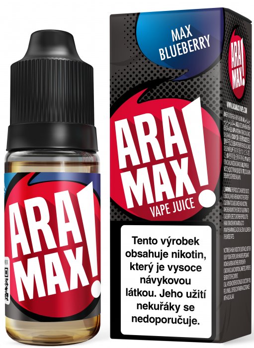 Borůvka / Max Blueberry - Aramax liquid - 10ml Obsah nikotinu: 12mg