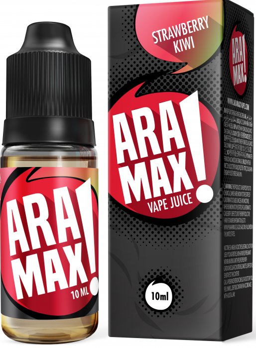 Jahoda a kiwi / Strawberry Kiwi - Aramax liquid - 10ml Obsah nikotinu: 6mg