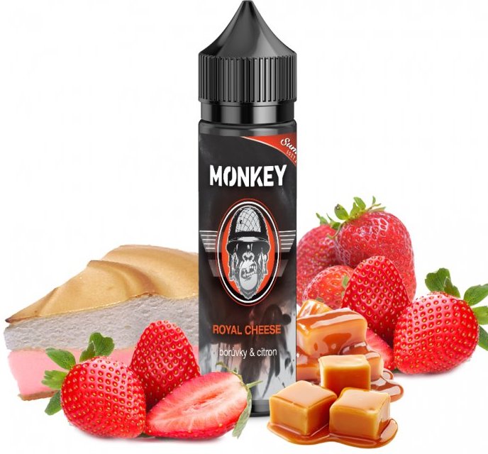 Příchuť MONKEY liquid Shake and Vape Royal Cheese 12ml