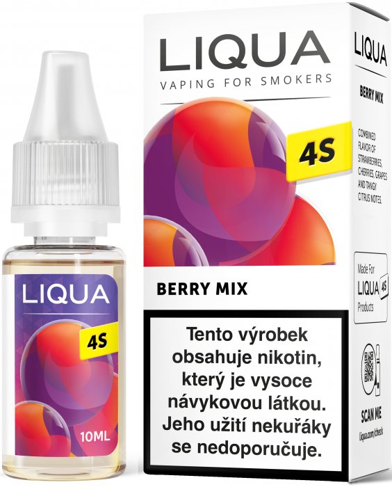 Fotografie Liquid LIQUA 4S Berry Mix 10ml-20mg