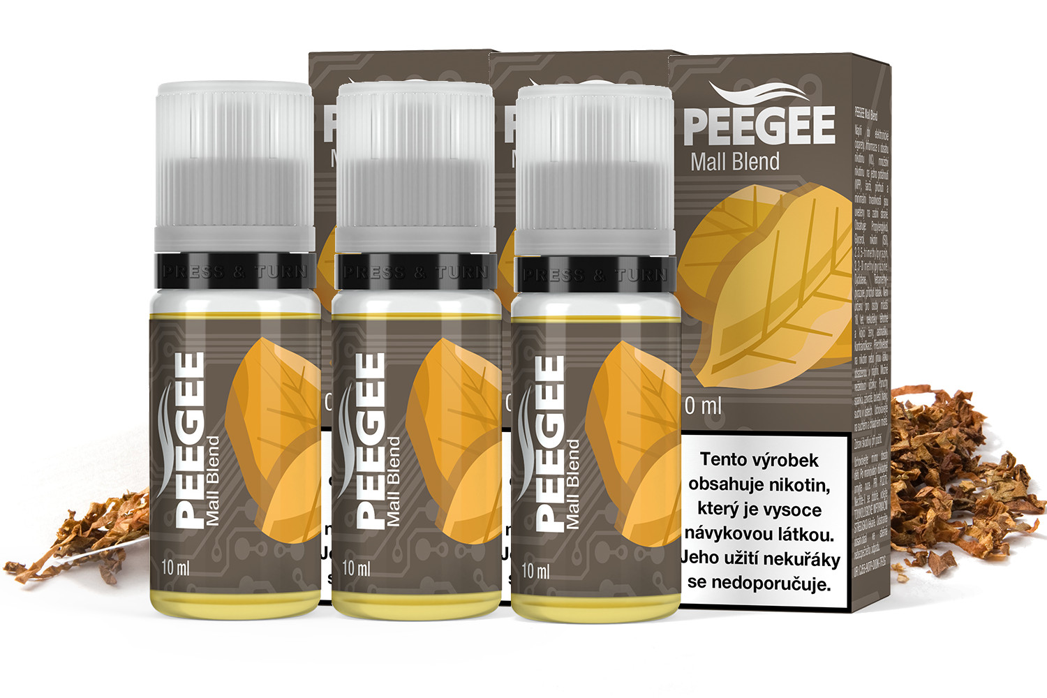 PEEGEE - Mall Blend 3x10ml Obsah nikotinu: 6mg