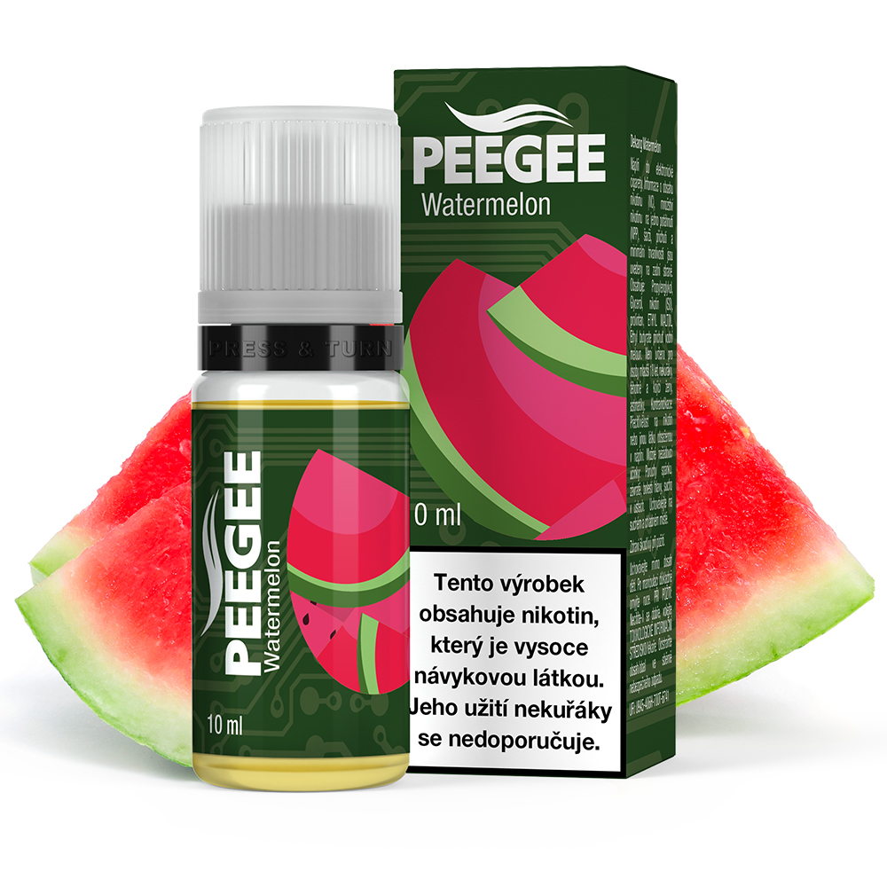 PEEGEE - Vodní meloun (Watermelon) Obsah nikotinu: 6mg