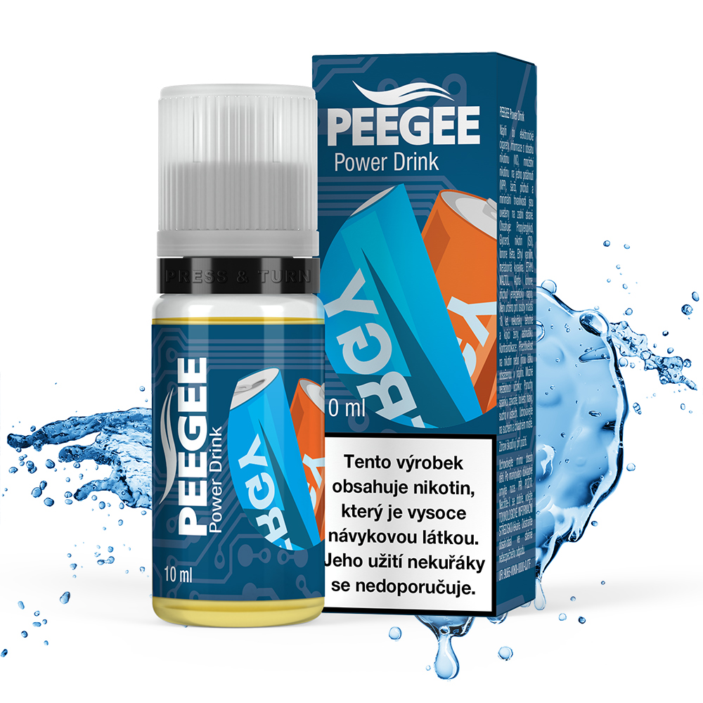 PEEGEE - Energetický nápoj (Power Drink) Obsah nikotinu: 18mg