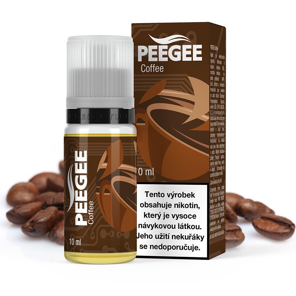 PEEGEE - Káva (Coffee) Obsah nikotinu: 6mg