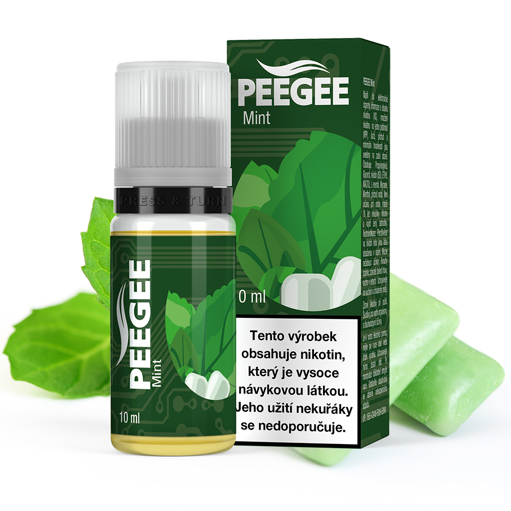 PEEGEE - Máta (Mint) Obsah nikotinu: 12mg