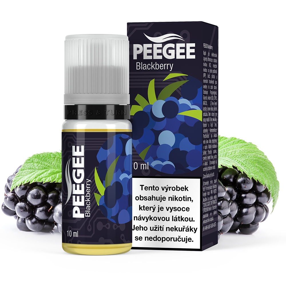 PEEGEE - Ostružina (Blackberry) Obsah nikotinu: 6mg