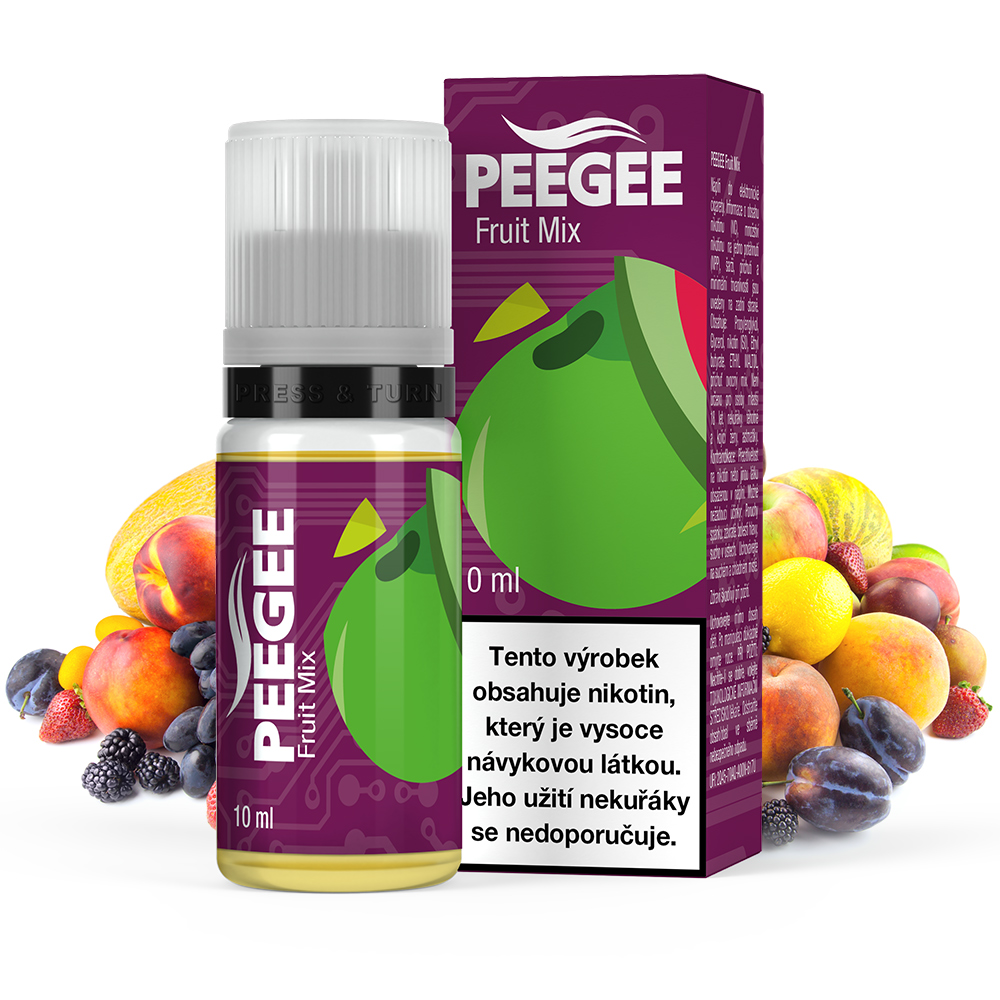 PEEGEE - Ovocná směs (Fruit Mix) Obsah nikotinu: 12mg