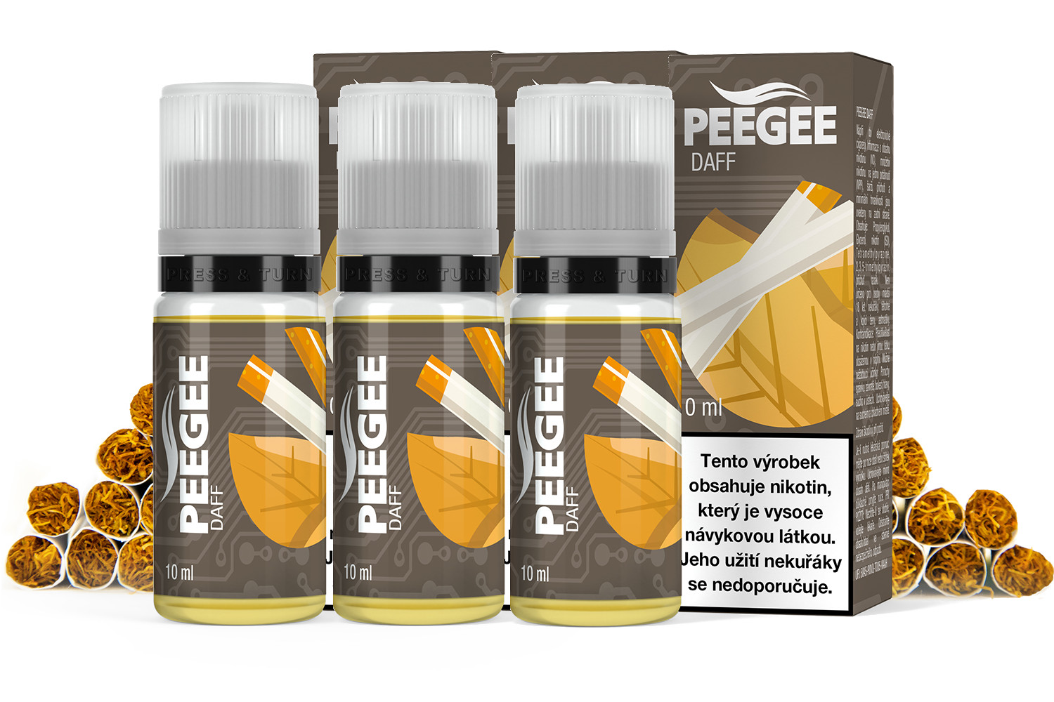 PEEGEE - DAFF 3x10ml Obsah nikotinu: 18mg