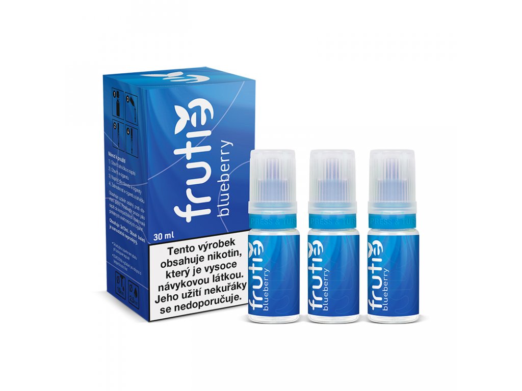 Frutie - Borůvka (Blueberry) 30ml Obsah nikotinu: 0mg