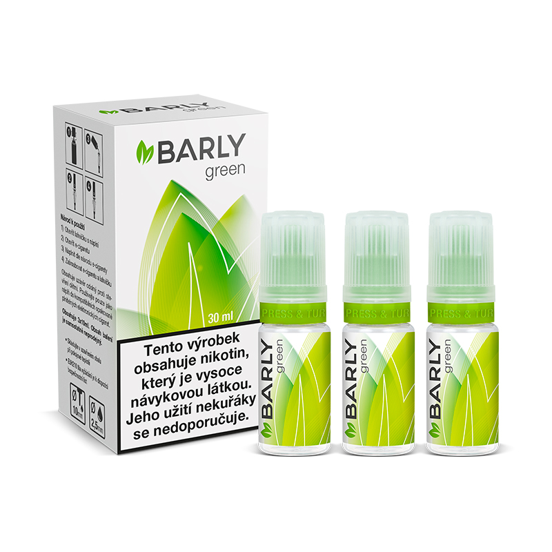 Barly GREEN 30ml Obsah nikotinu: 0mg