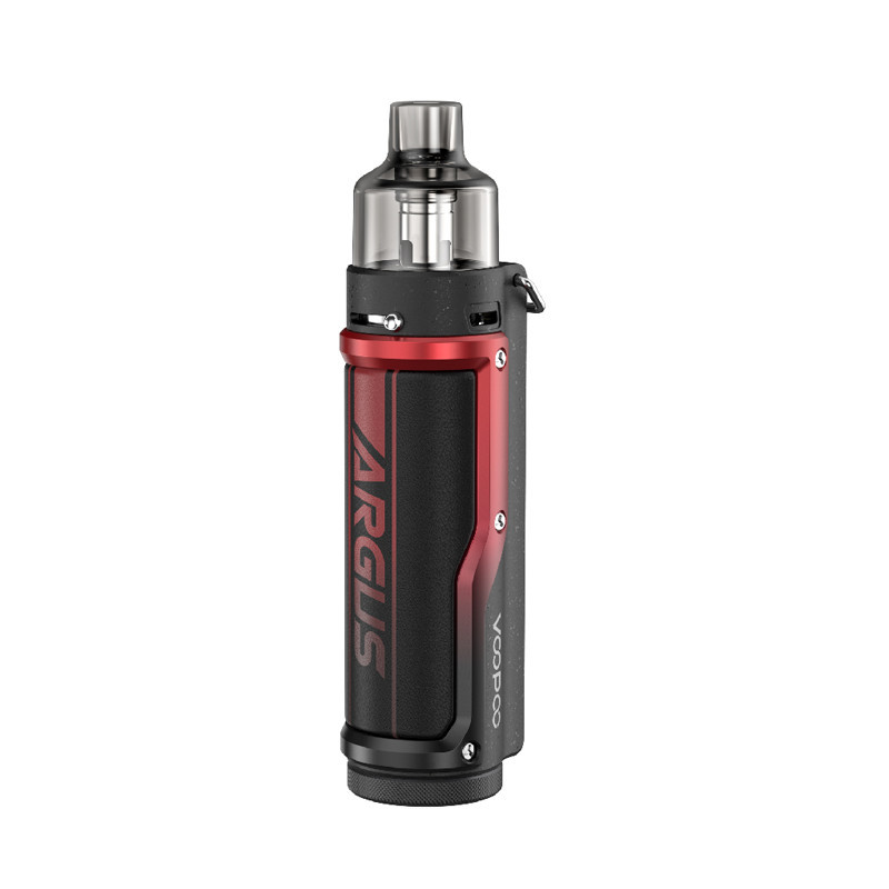 Fotografie VOOPOO Argus Pro 80W grip 3000mAh Full Kit Litchi Leather and Red