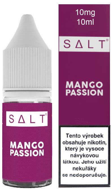Juice Sauz SALT 10ml Mango Passion (Marakuja a mango) Obsah nikotinu: 10mg
