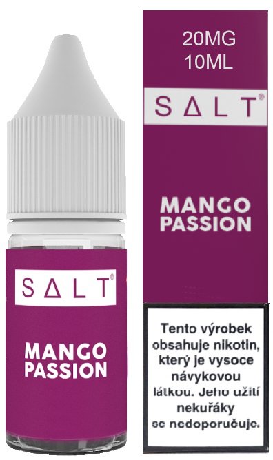 Juice Sauz SALT 10ml Mango Passion (Marakuja a mango) Obsah nikotinu: 20mg