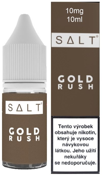 Fotografie Juice Sauz SALT 10ml Gold Rush (Tabák) Obsah nikotinu: 10mg