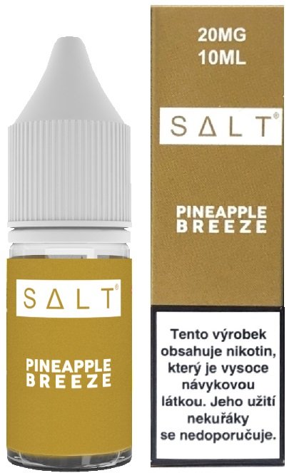 Juice Sauz SALT 10ml Pineapple Breeze (Ledový ananas) Obsah nikotinu: 20mg