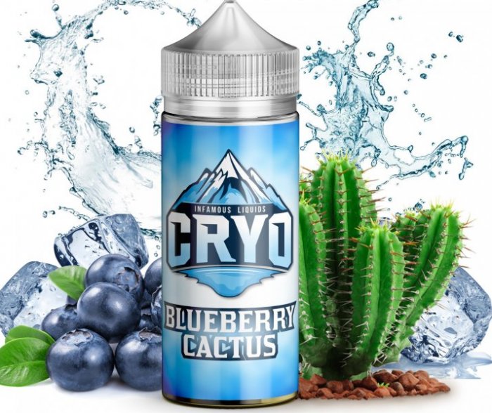 Fotografie Příchuť Infamous Cryo Shake and Vape 20ml Blueberry Cactus