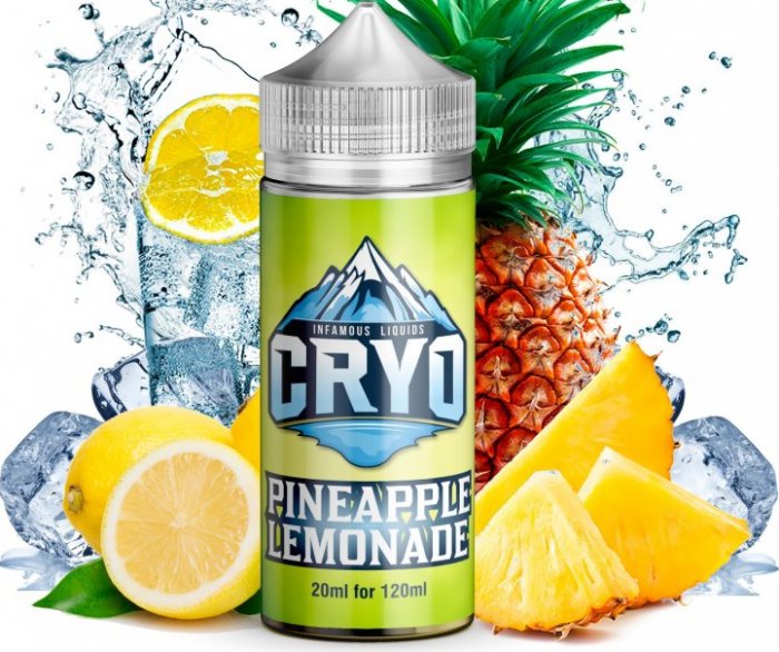 Fotografie Příchuť Infamous Cryo Shake and Vape 20ml Pineapple Lemonade