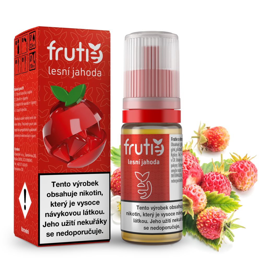 Frutie 50/50 - Lesní jahoda (Forest Strawberry) 10ml Obsah nikotinu: 6mg