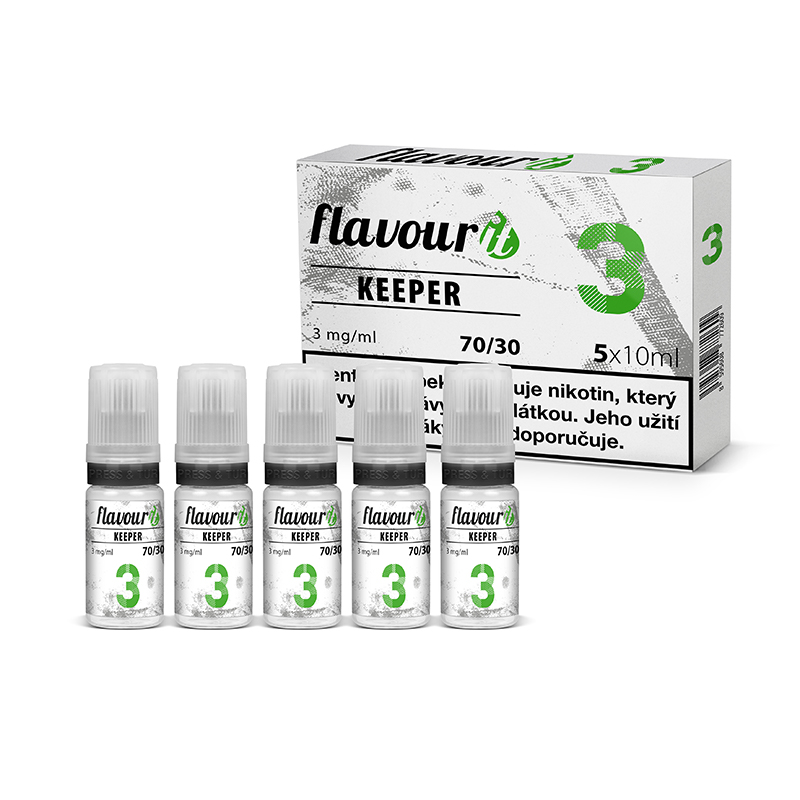 Flavourit KEEPER - 70/30 3mg, 5x10ml