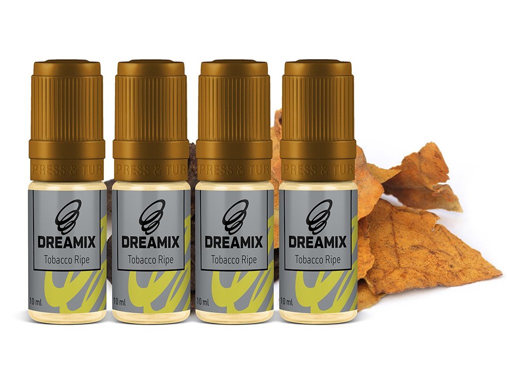 Dreamix - Čistý tabák (Tobacco Ripe) 4x10ml Obsah nikotinu: 6mg