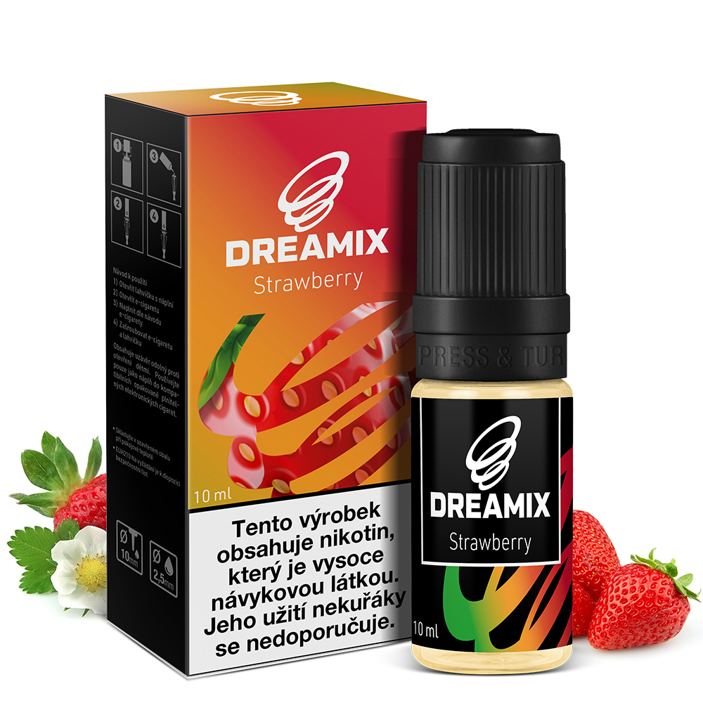 DREAMIX - Jahoda (Strawberry) 10ml Obsah nikotinu: 18mg