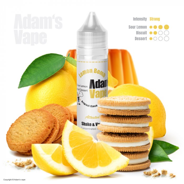 Adam´s Vape Příchuť Adams Vape Shake and Vape 10ml Lemon Bomb