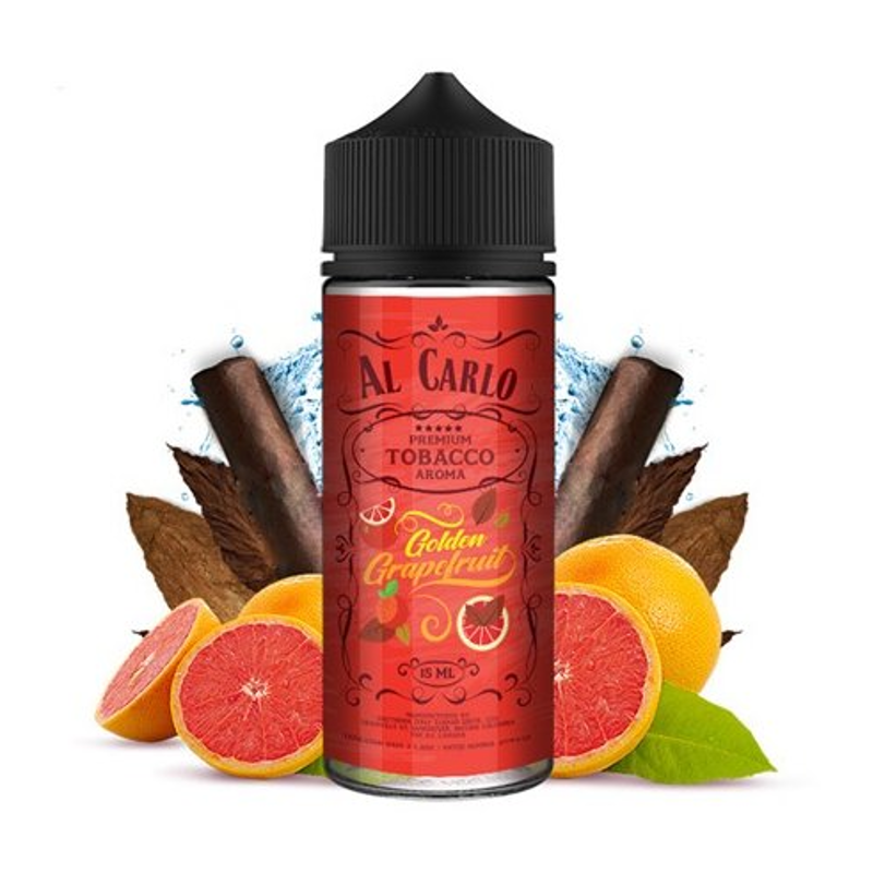 Příchuť Al Carlo Shake & Vape: Golden Grapefruit (Sladký grapefruit & tabák) 15ml