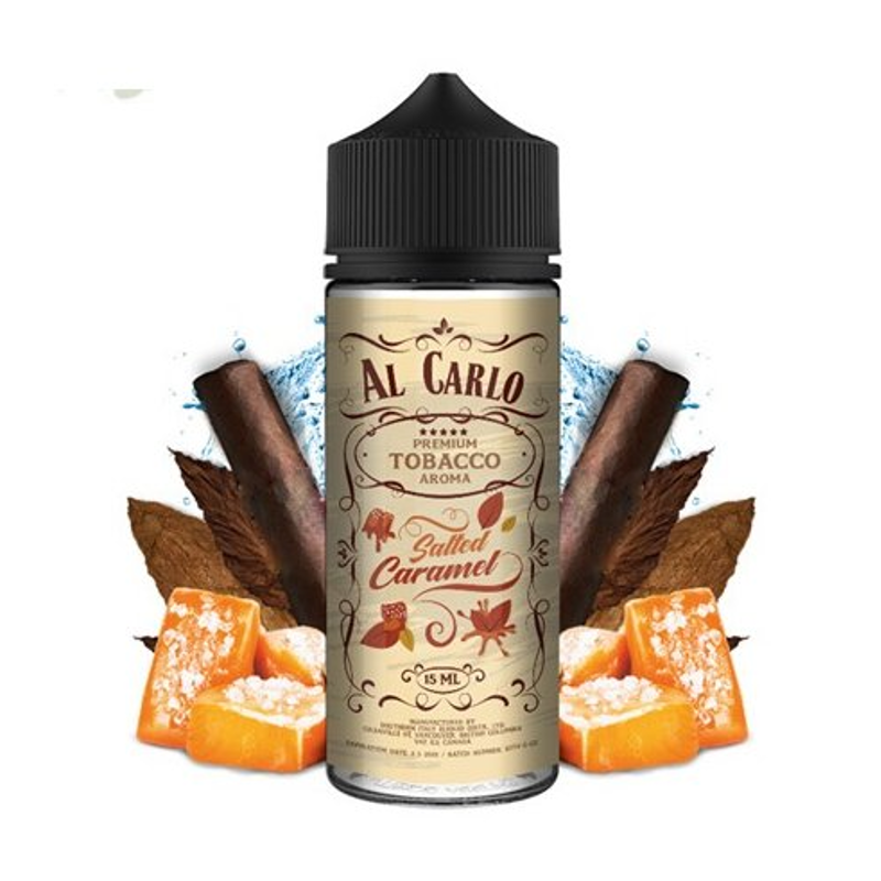 Příchuť Al Carlo Shake & Vape: Salted Caramel (Karamel & tabák) 15ml