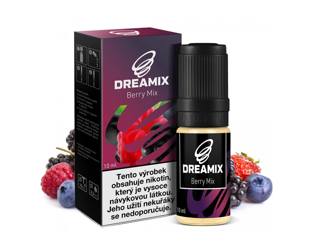 DREAMIX - Lesní směs (Berry Mix) 10ml Obsah nikotinu: 3mg