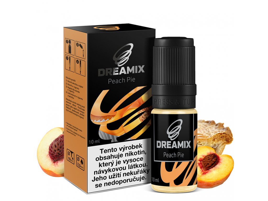Dreamix - Broskvový koláč (Peach Pie) 10ml Obsah nikotinu: 18mg