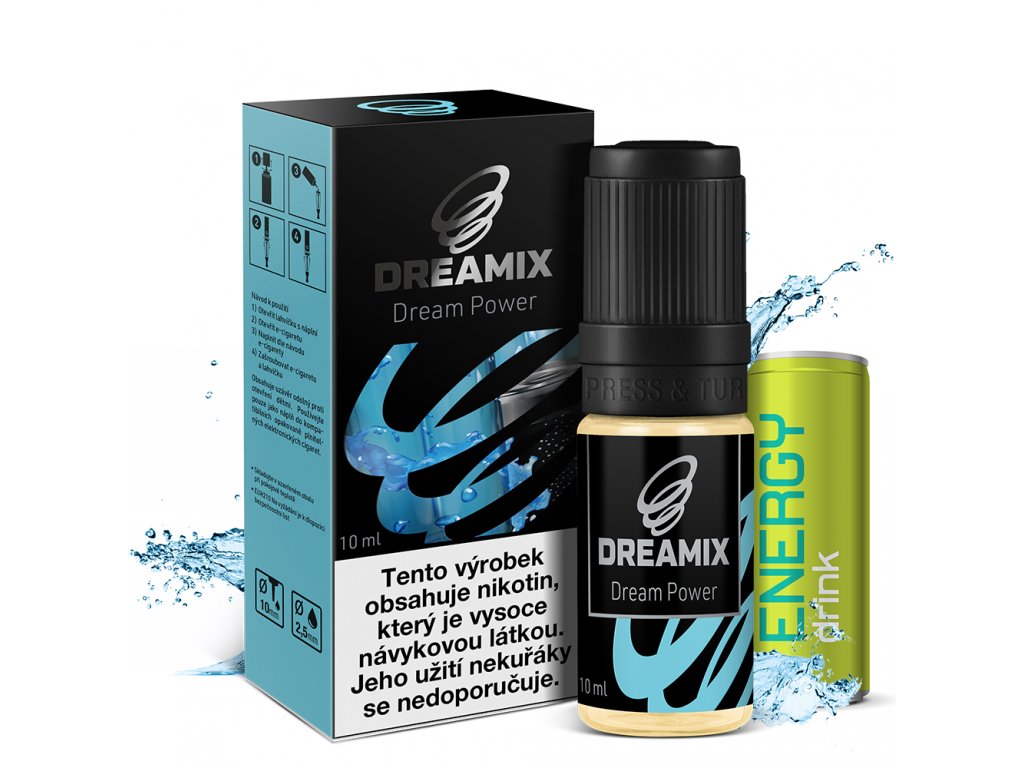 Dreamix - Energetický nápoj (Dream Power) 10ml Obsah nikotinu: 0mg