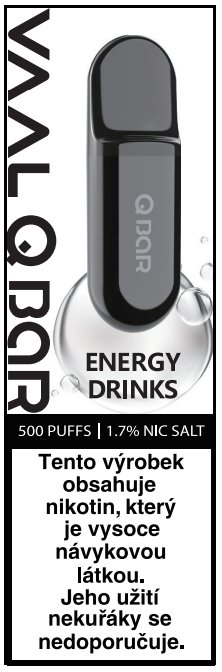 VAAL Q Bar by Joyetech - jednorázová elektronická cigareta 17mg Energy Drinks (energetický nápoj)