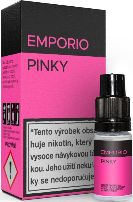 Emporio 10ml: Pinky Obsah nikotinu: 0mg