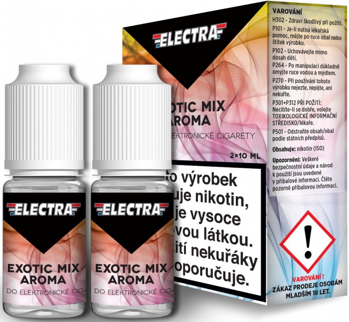 Fotografie Exotic Mix - ELECTRA - český liquid - 2x10ml Obsah nikotinu: 0mg