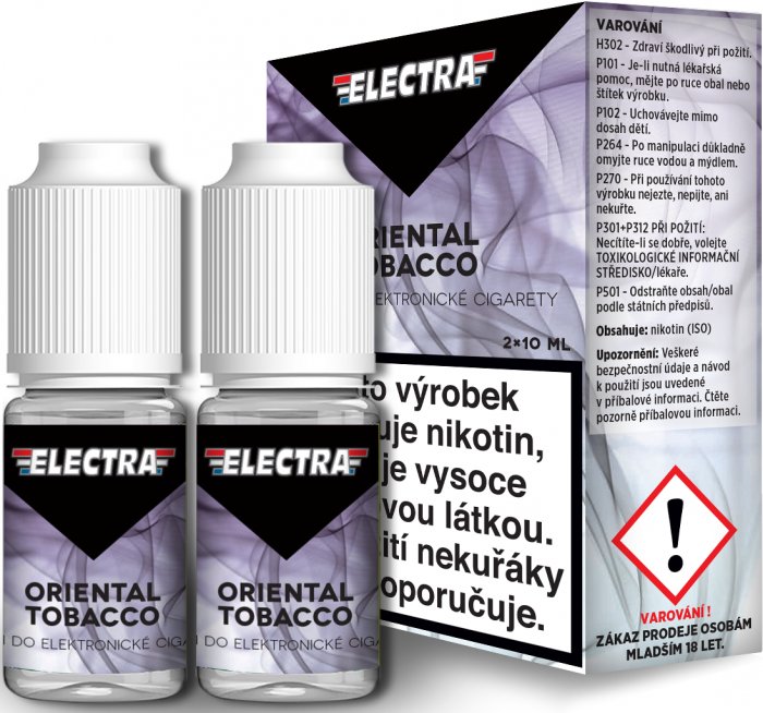 Ecoliquid (CZ) Oriental Tobacco - ELECTRA - český liquid - 2x10ml Obsah nikotinu: 0mg