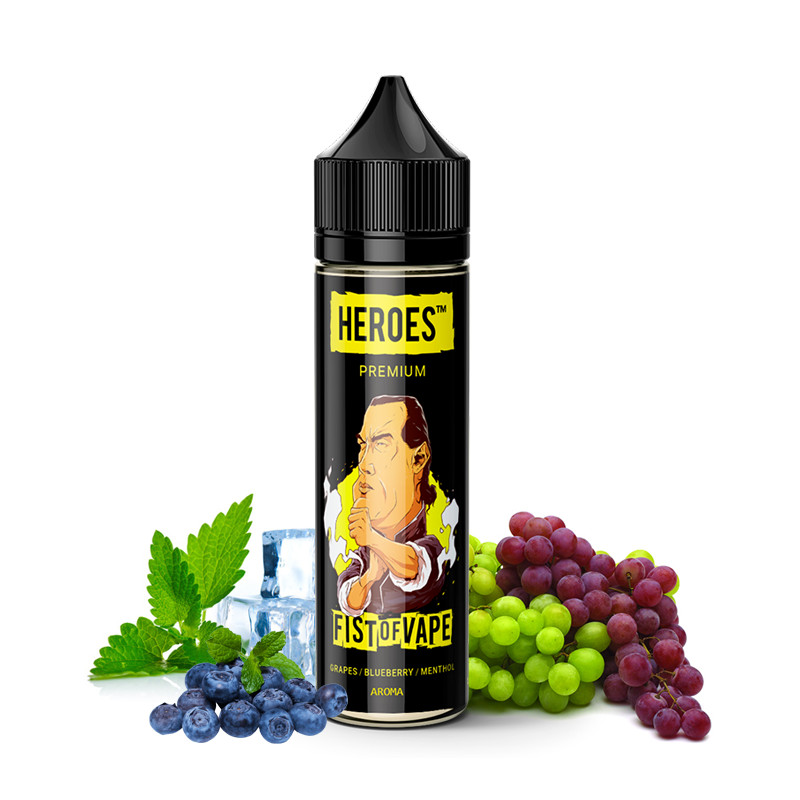 ProVape Příchuť Heroes: Fist Of Vape (Hrozny, borůvka, mentol) 20ml